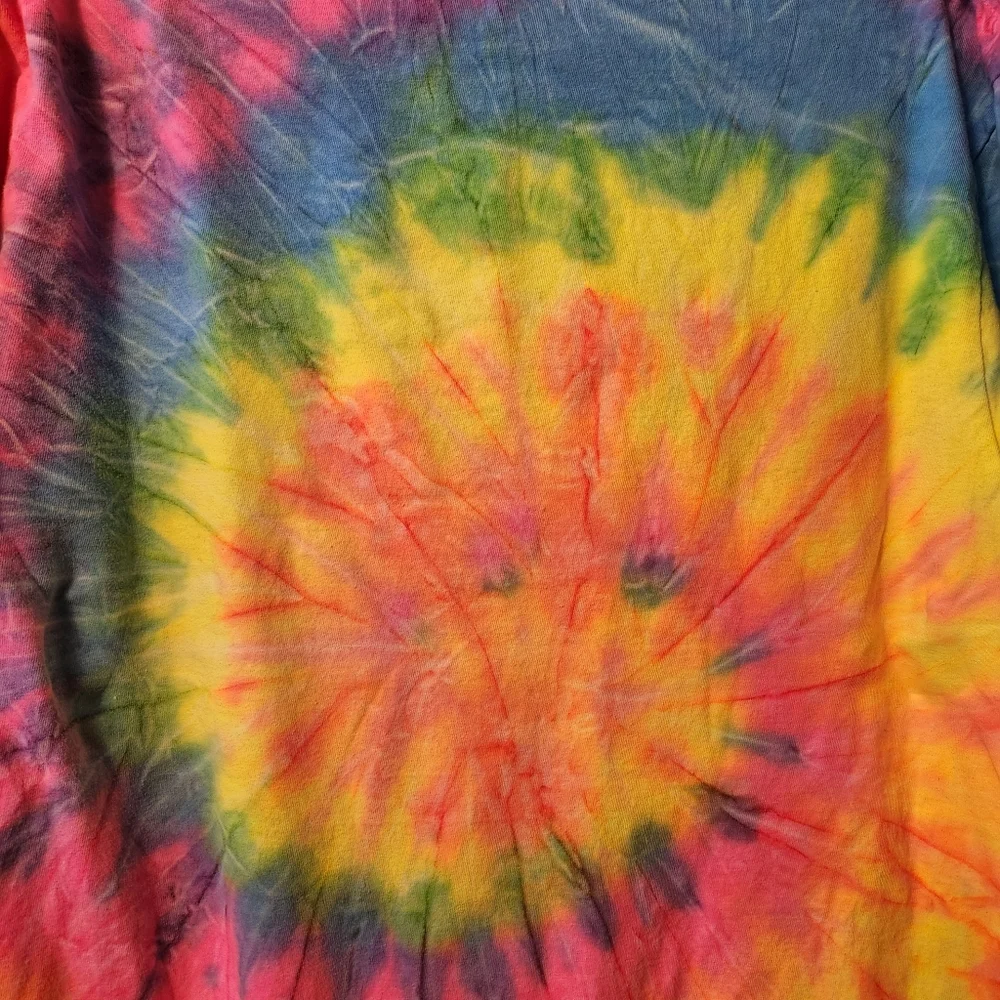 🌈 Destination Tie Dye "Be Kind" Graphic T-Shirt Large ☀️ - Picture 5 of 5